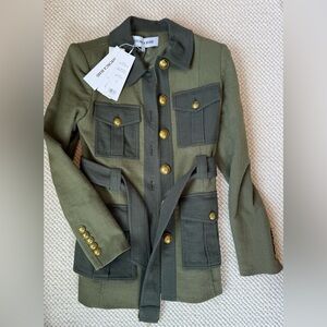 Veronica Beard Sonoma Jacket sz 0 Army/London